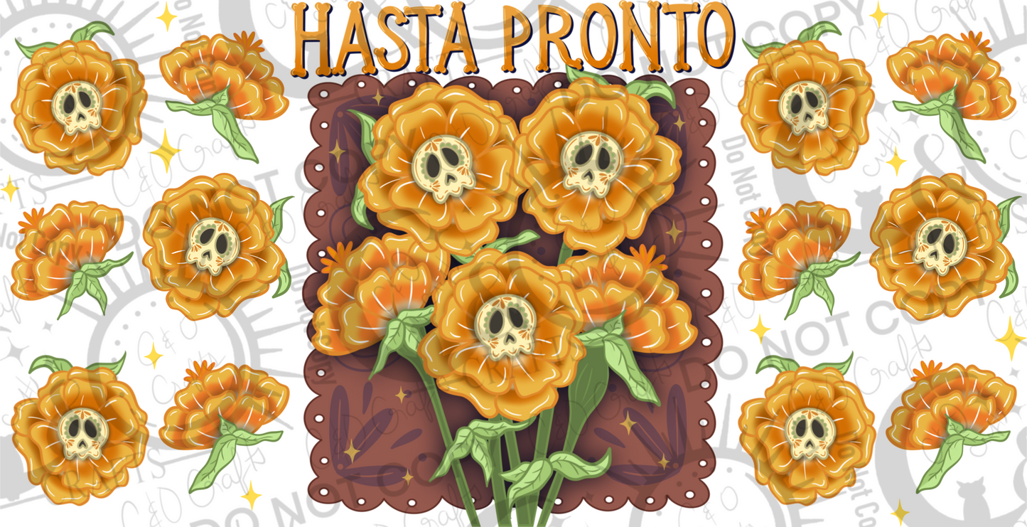 Hasta Pronto Mauve 16oz PNG