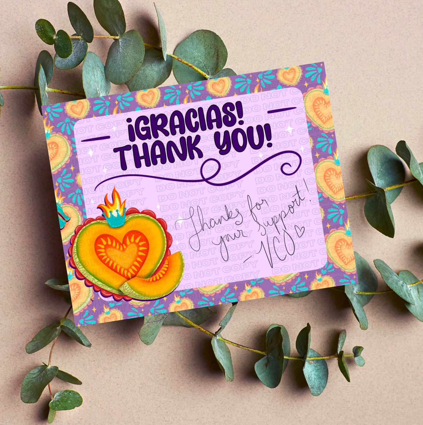 Corazón de melón Insert Card PNG