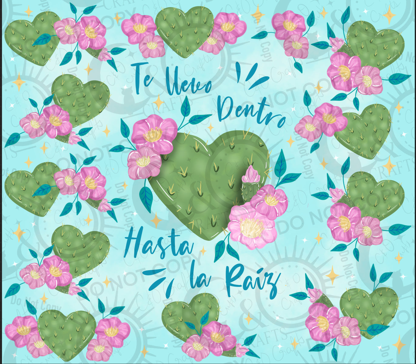 Hasta La Raíz 20oz Wrap PNG