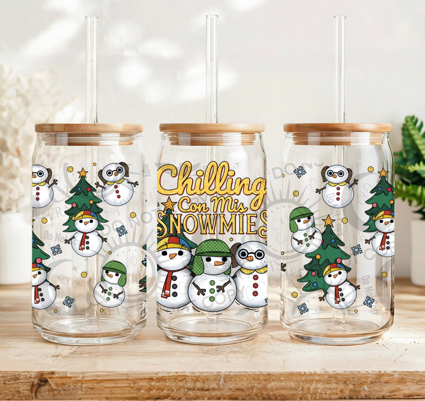 Snowmies (Yellow) 16oz PNG
