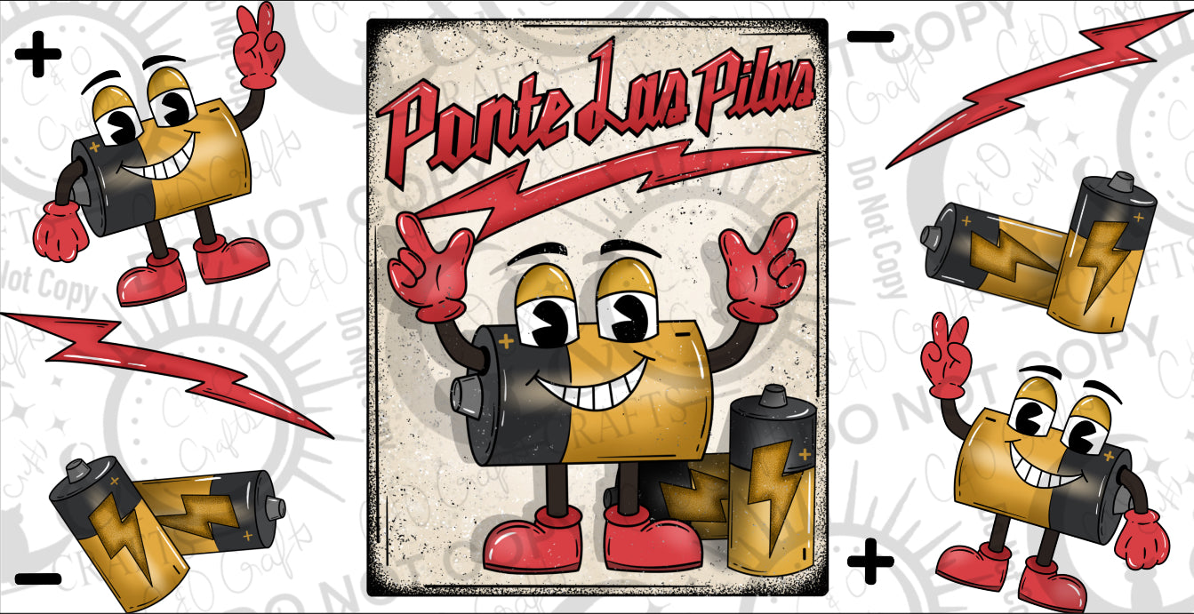Ponte Pilas 16oz PNG