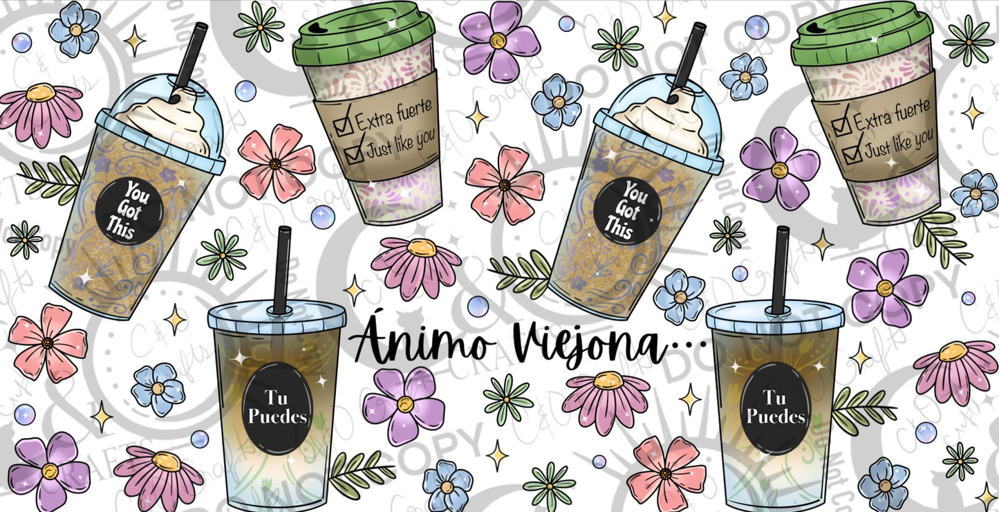Ánimo Viejona 16oz PNG