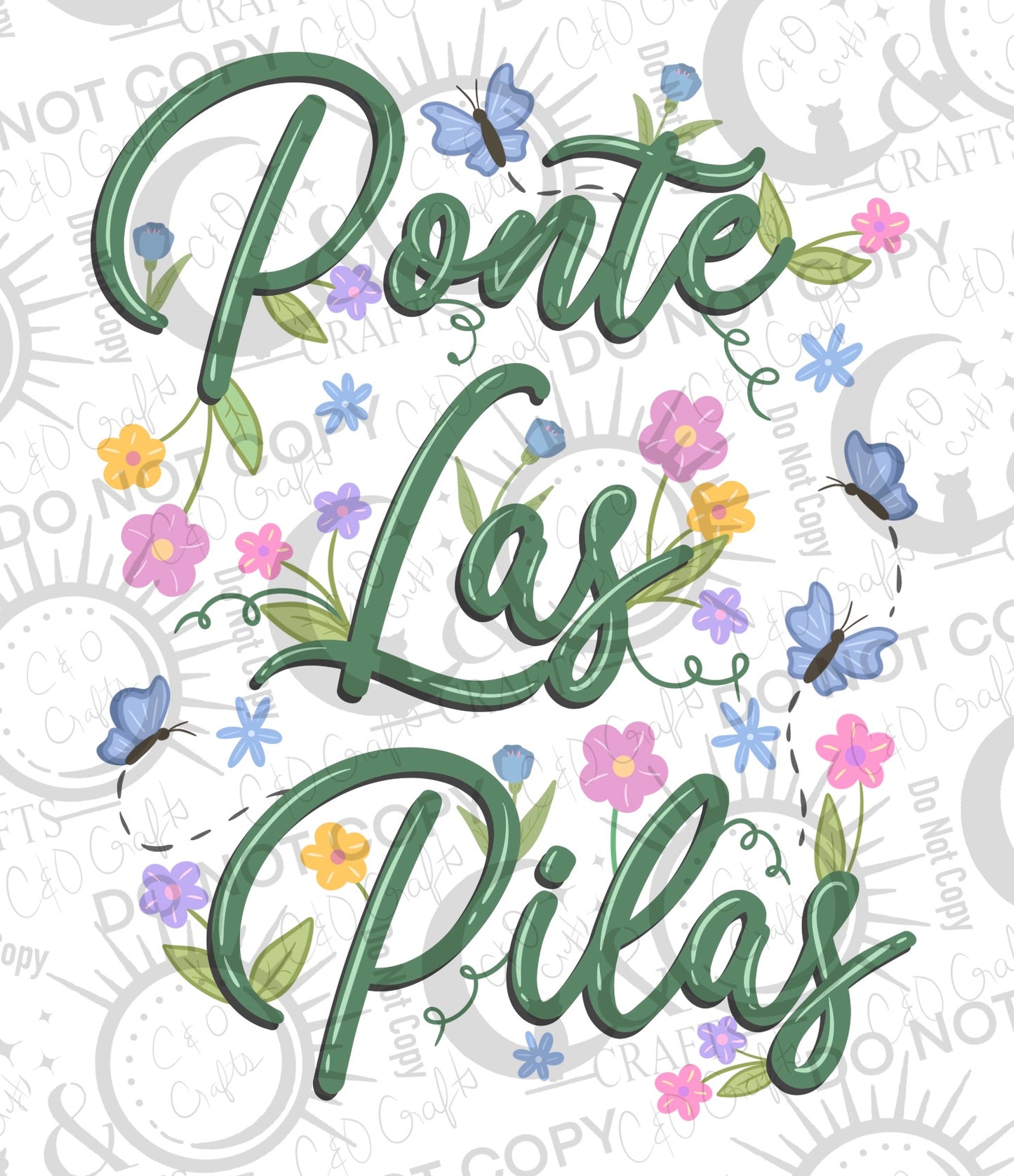 Ponte Pilas Floral PNG