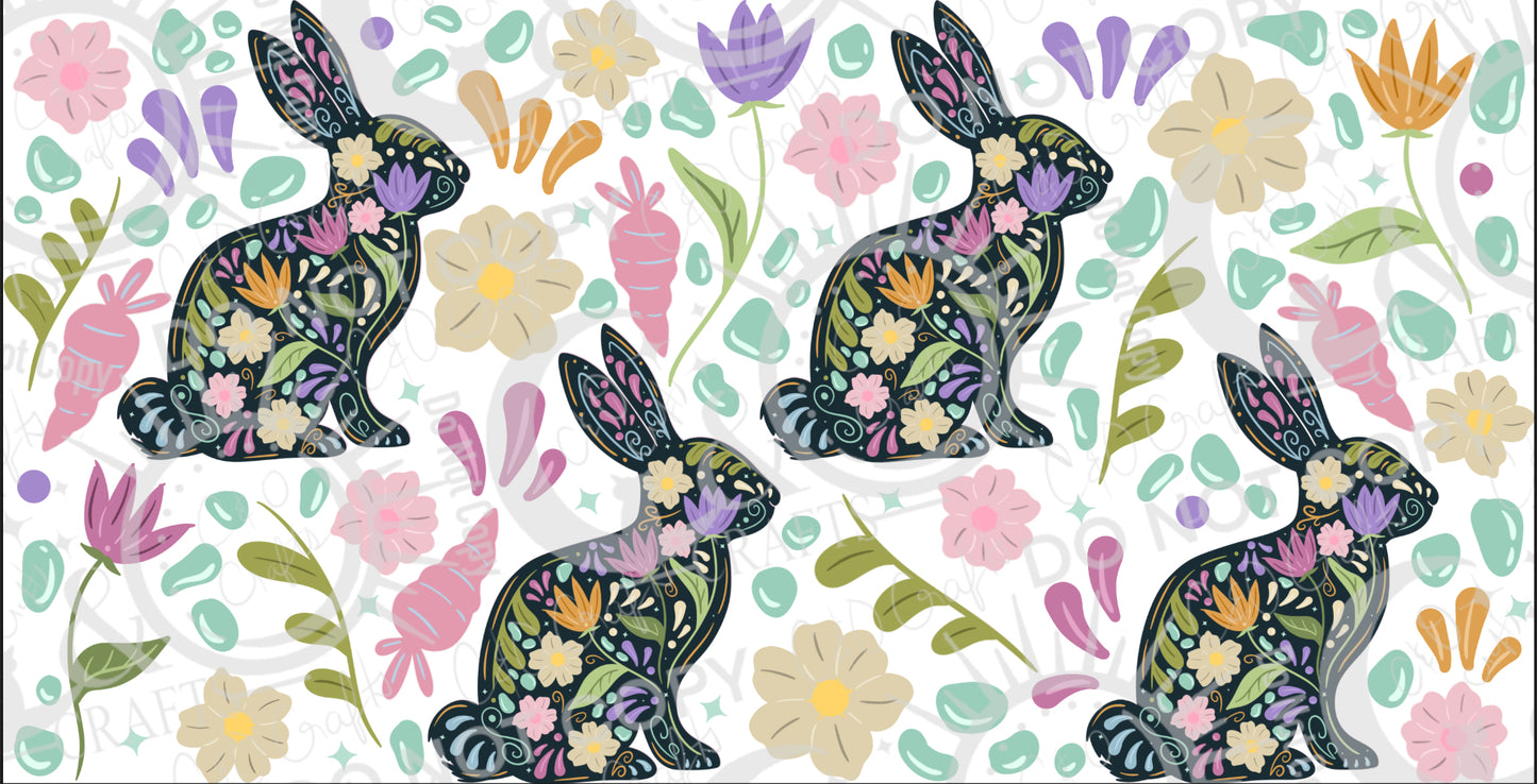 Talavera Bunny 16oz PNG