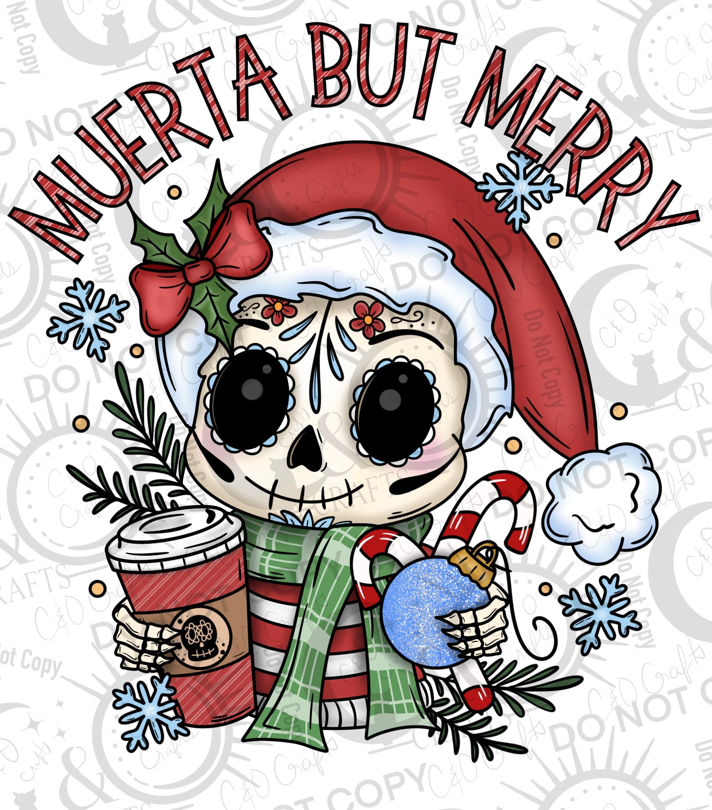 Muerta But Merry Calavera PNG