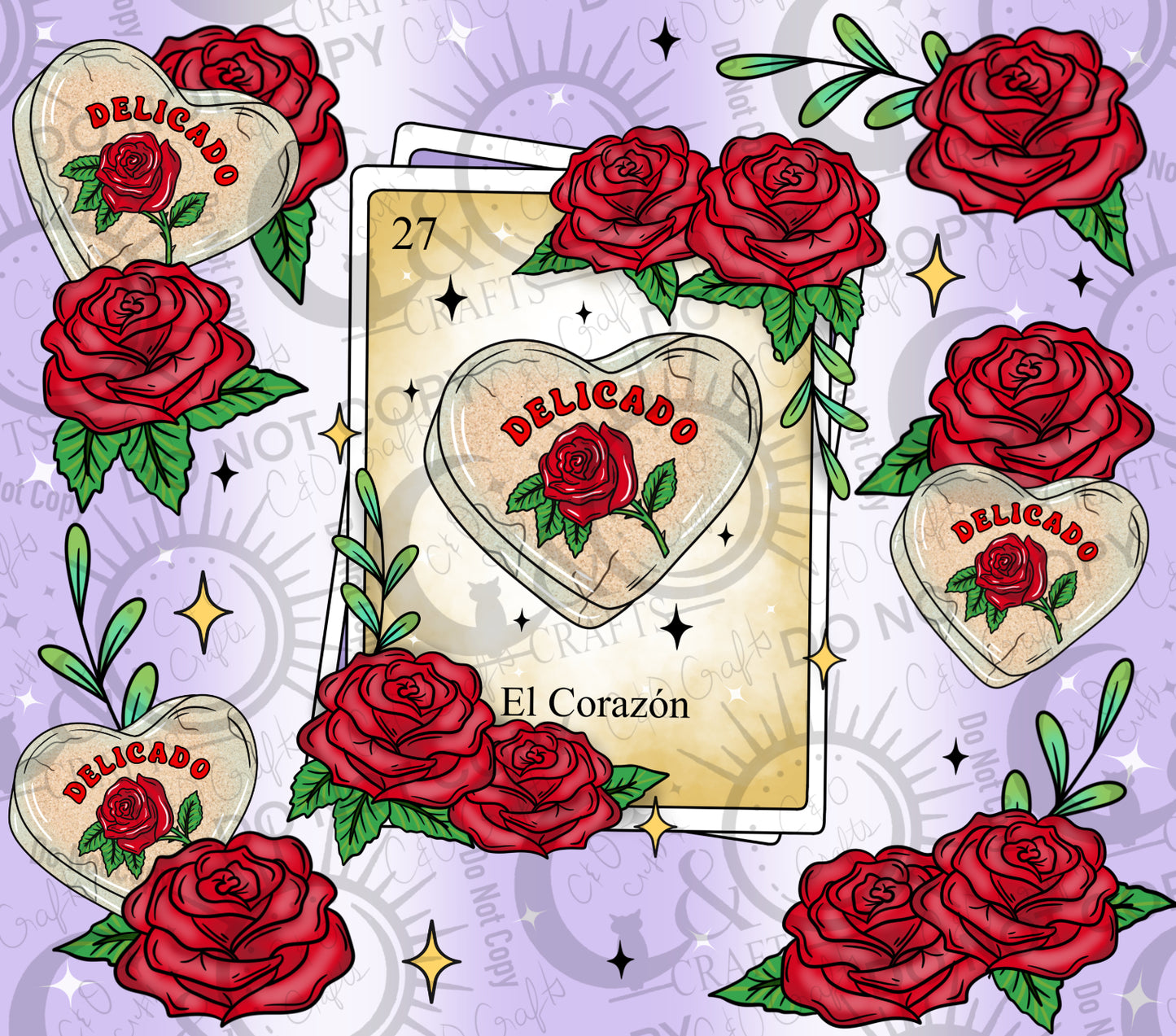 Corazón Delicado 20oz Wrap