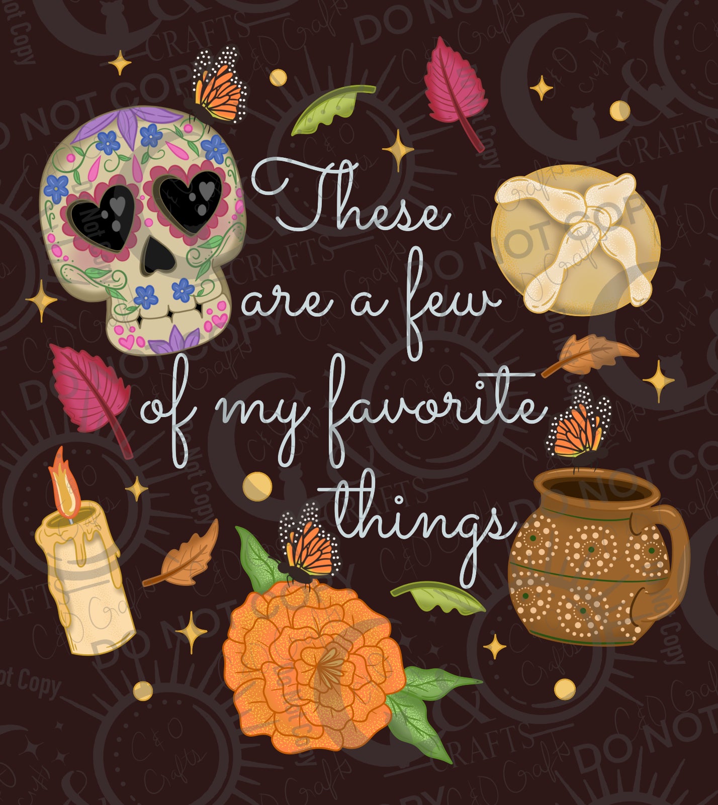Favorite things PNG (light Gray)