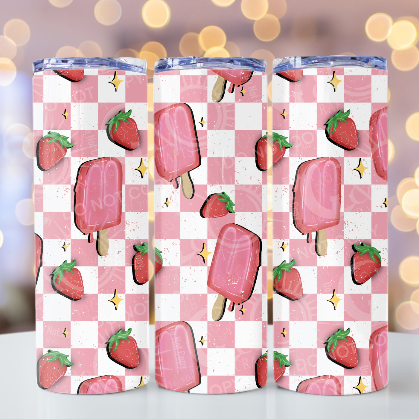 12x12 in. Seamless Fresa Paletas