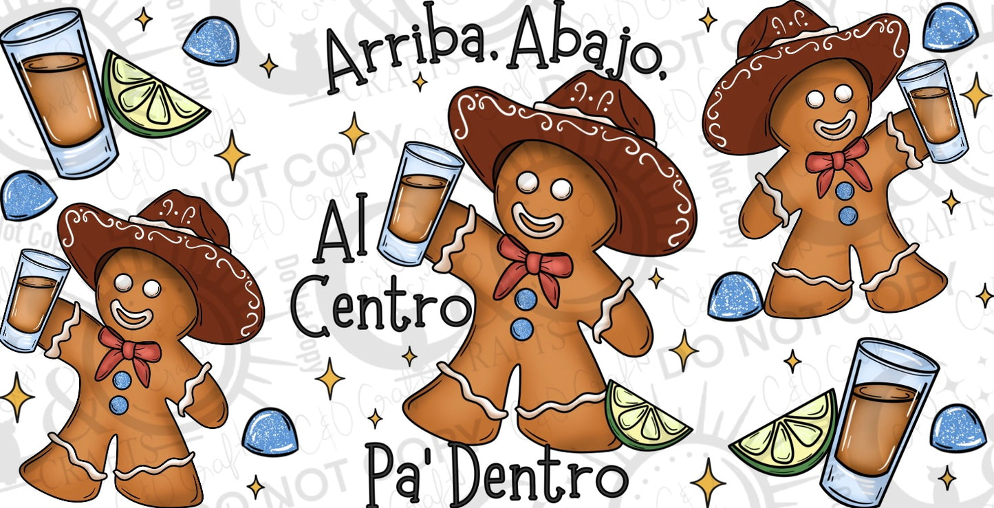 Gingerborracho Tequila & Gumdrops 16oz PNG