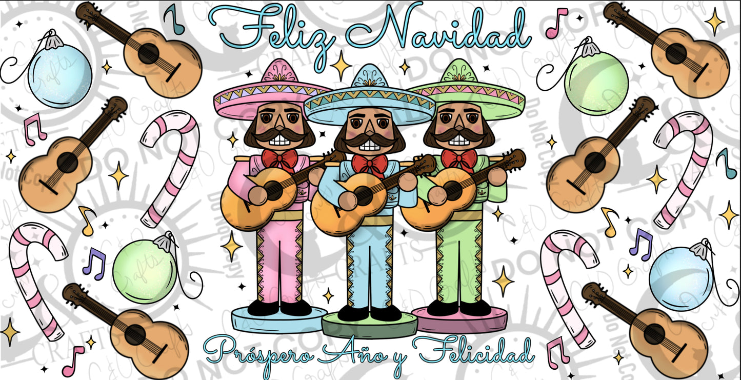 Mariachi Nutcrackers 16oz PNG