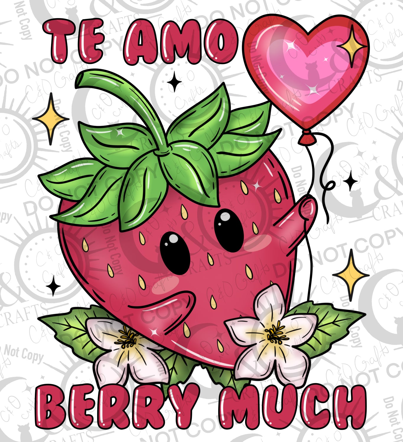 Te Amo Berry Much PNG