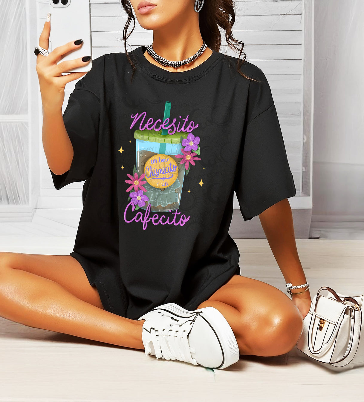 Necesito Cafecito PNG