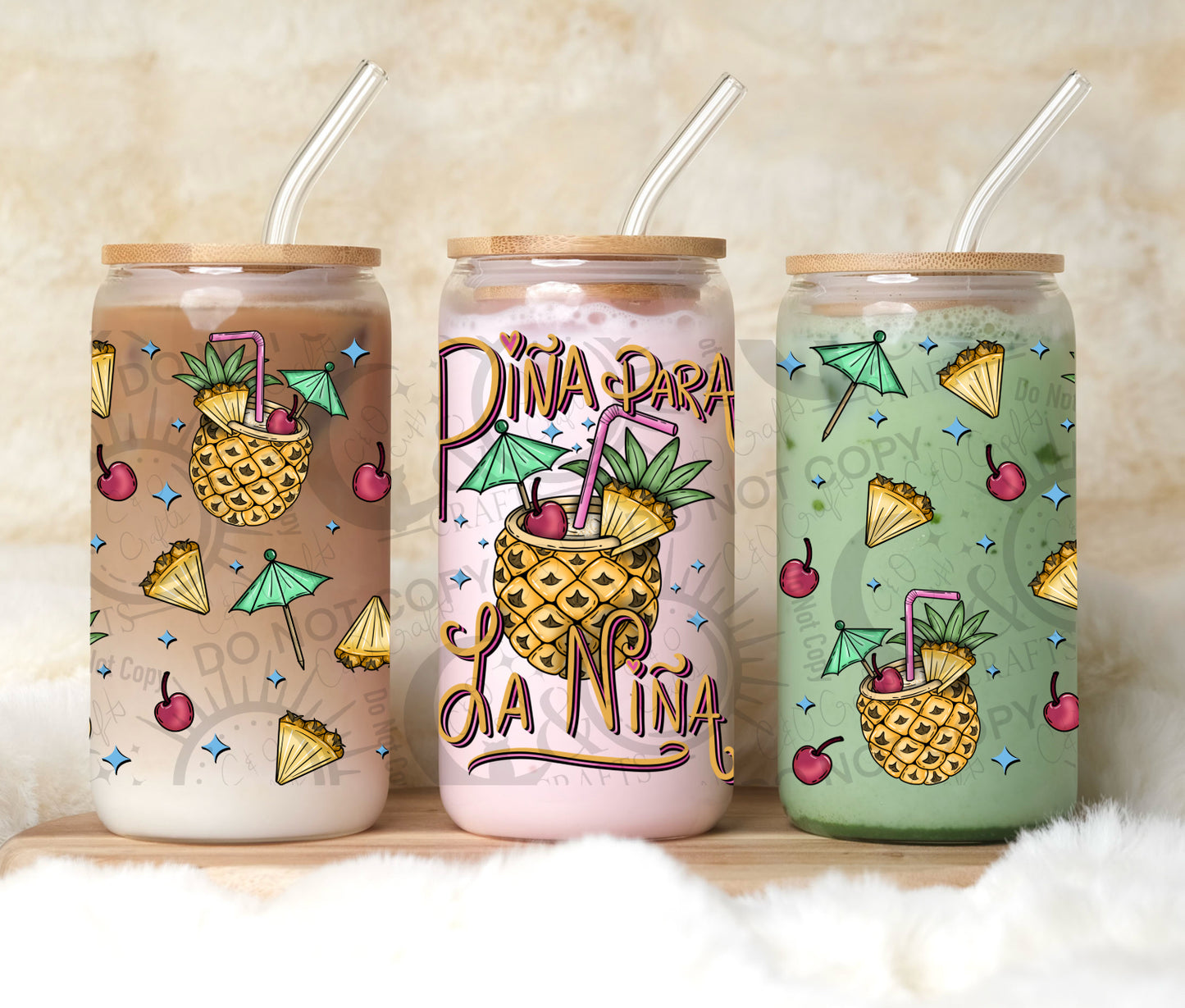 Piña Colada 16oz PNG