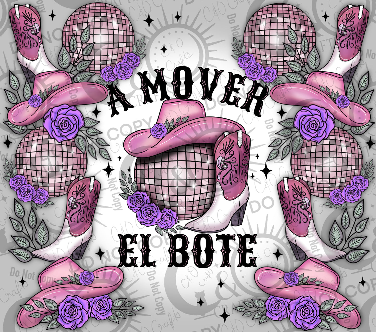 A Mover el Bote 20oz Pink