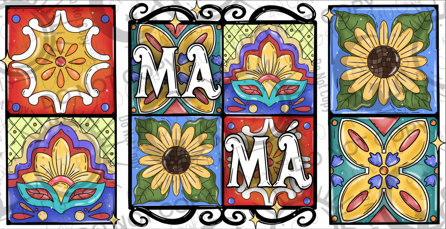 Mamá Talavera Tiles 16oz Wrap