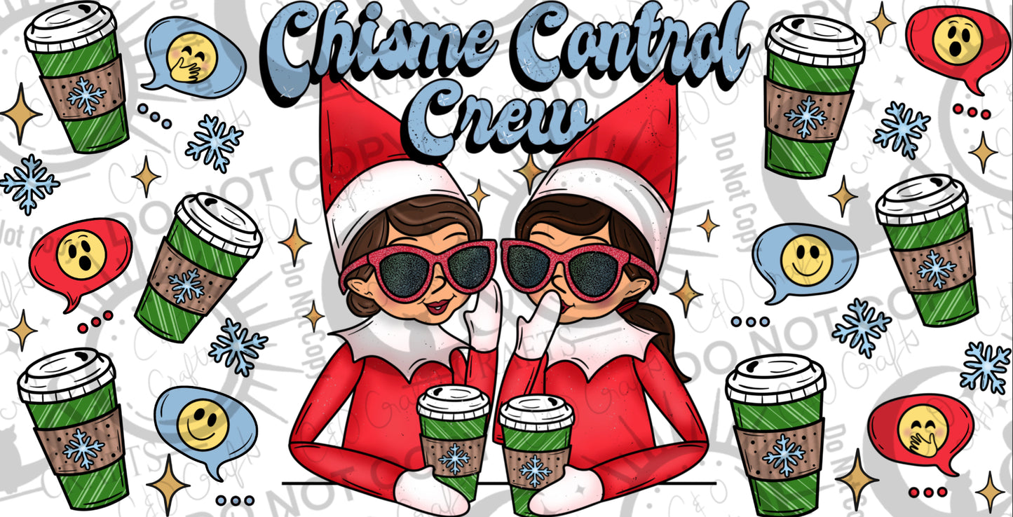 Chisme Control Crew 16oz PNG