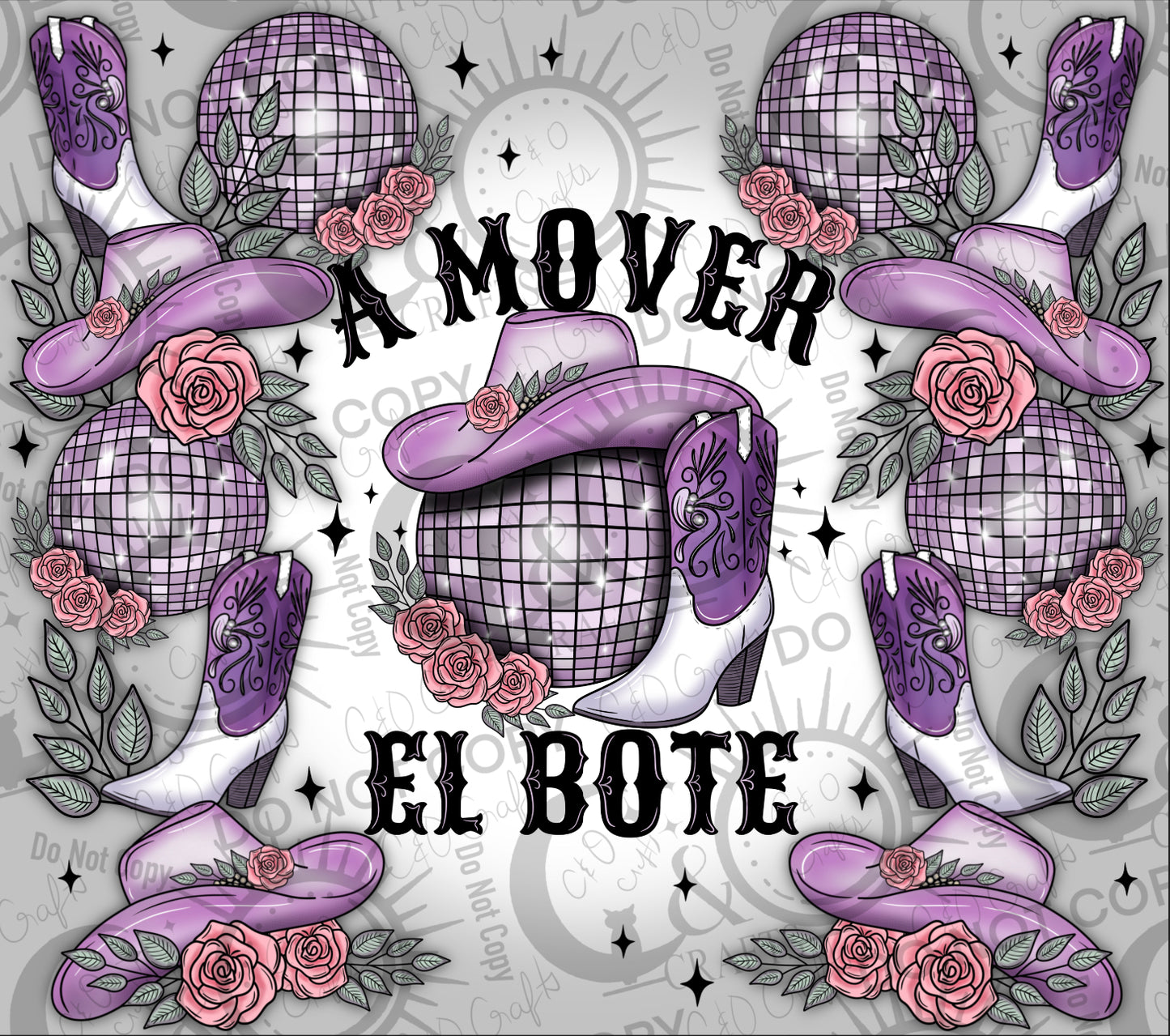 A Mover el Bote 20oz Purple