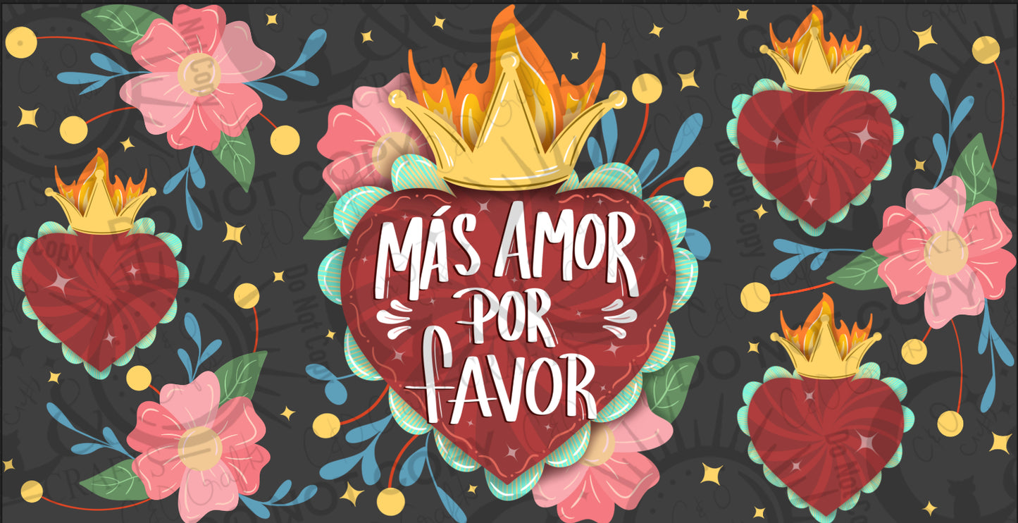 Más Amor 16oz PNG
