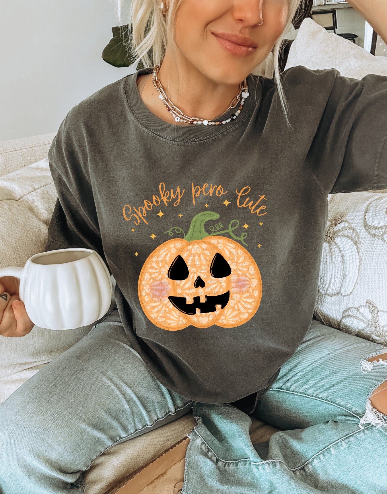 Spooky Cute (orange) PNG