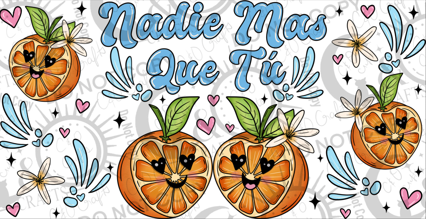 Media Naranja 16oz PNG