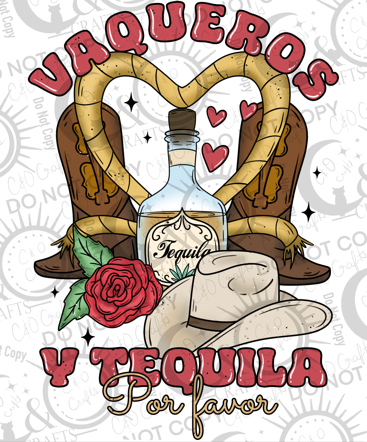 Vaqueros y Tequila PNG