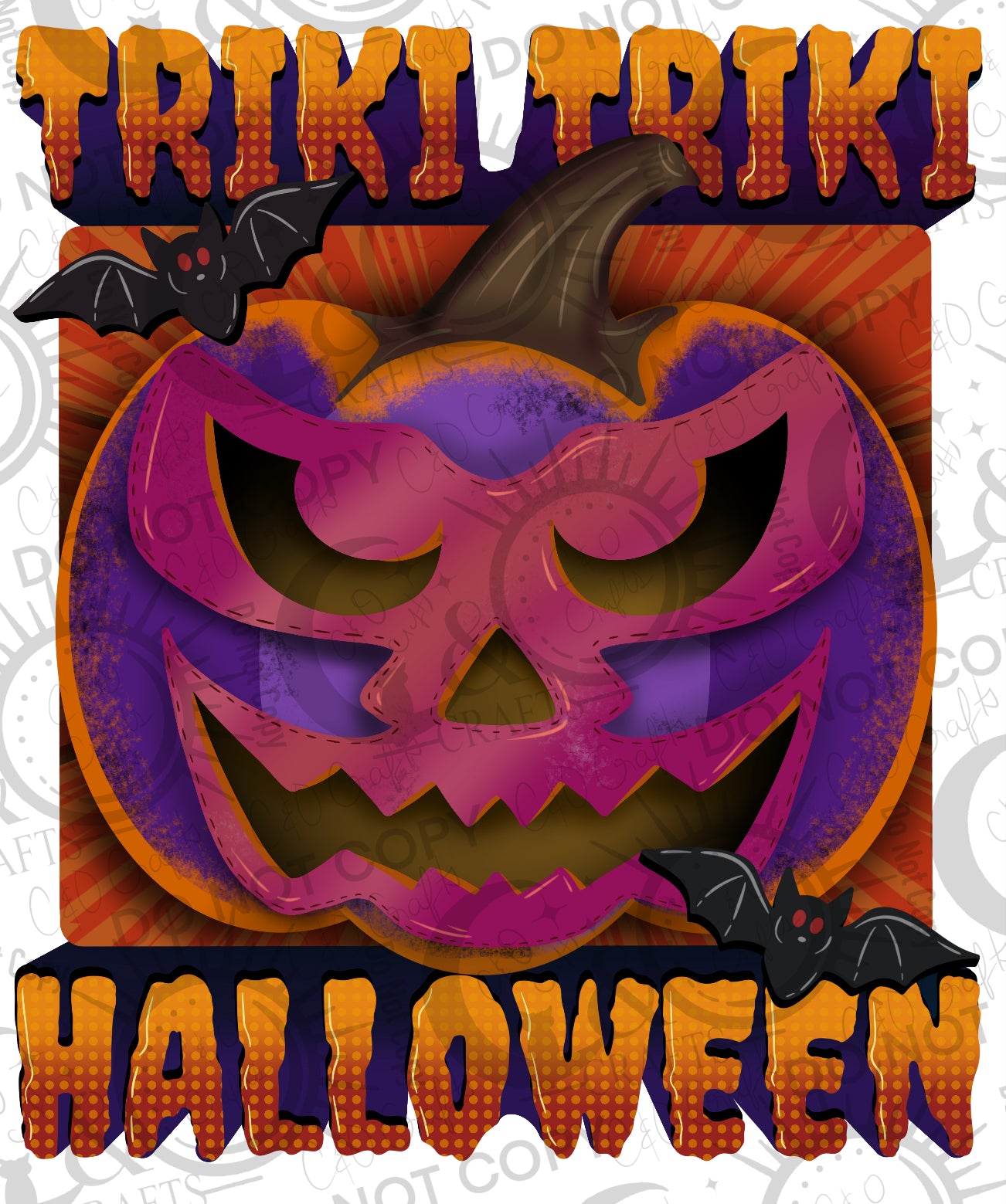 Luchadora Jack-o’-lantern PNG
