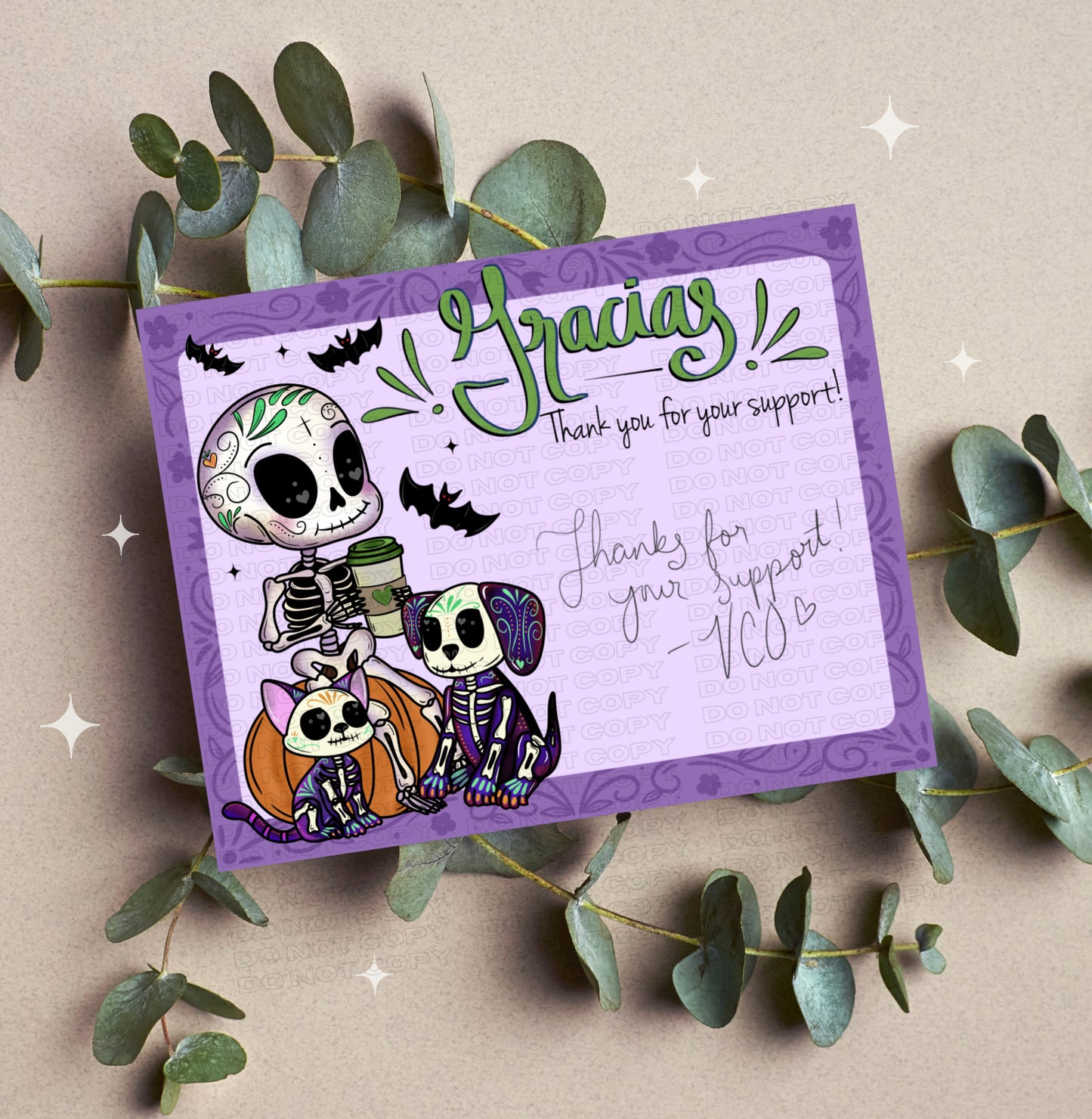 Alebrije Mascotas Insert Card PNG