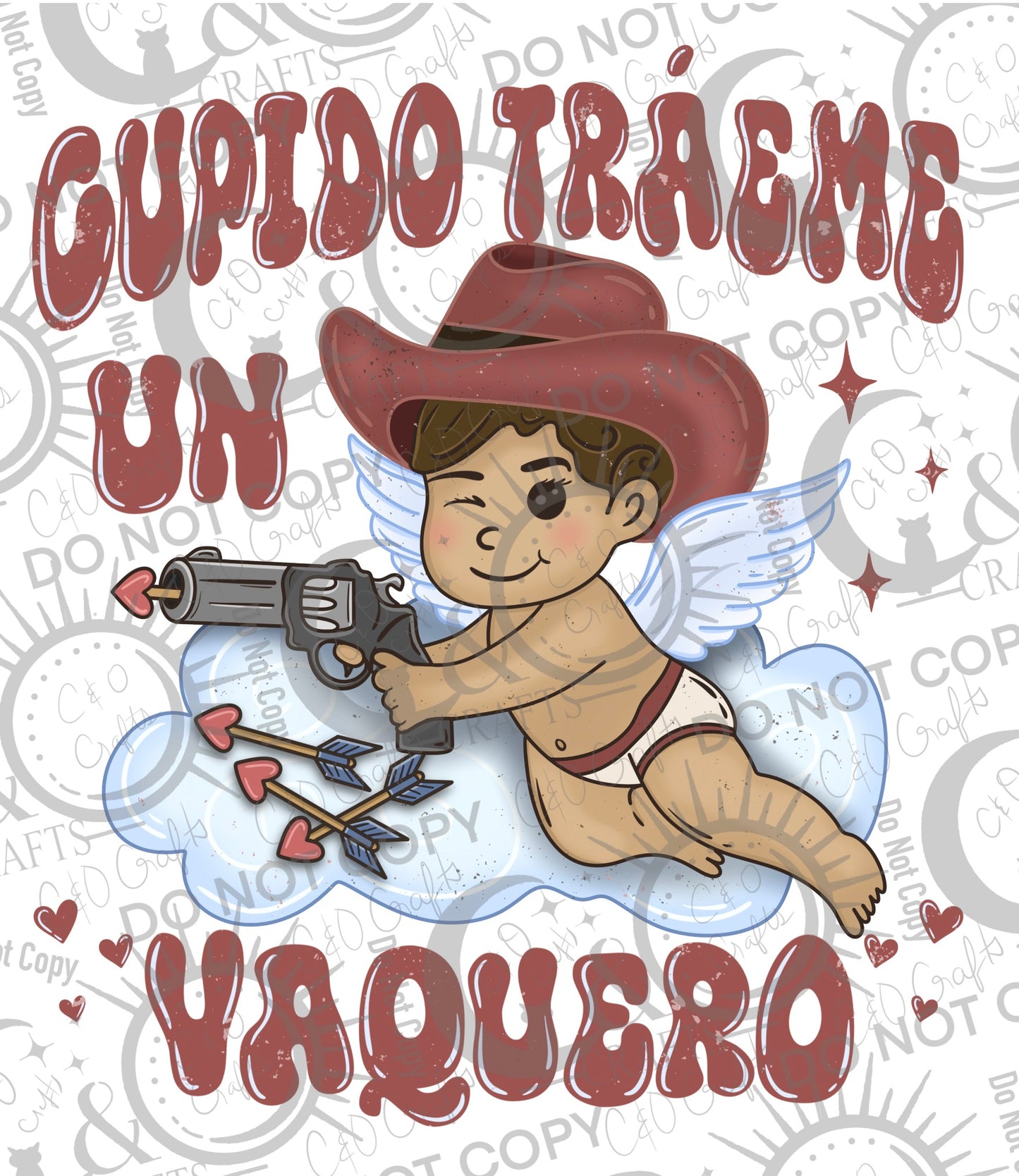 Cowboy Cupido Red PNG