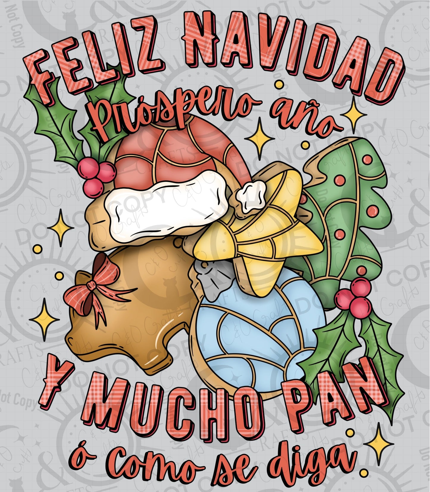Mucho Pan Christmas PNG