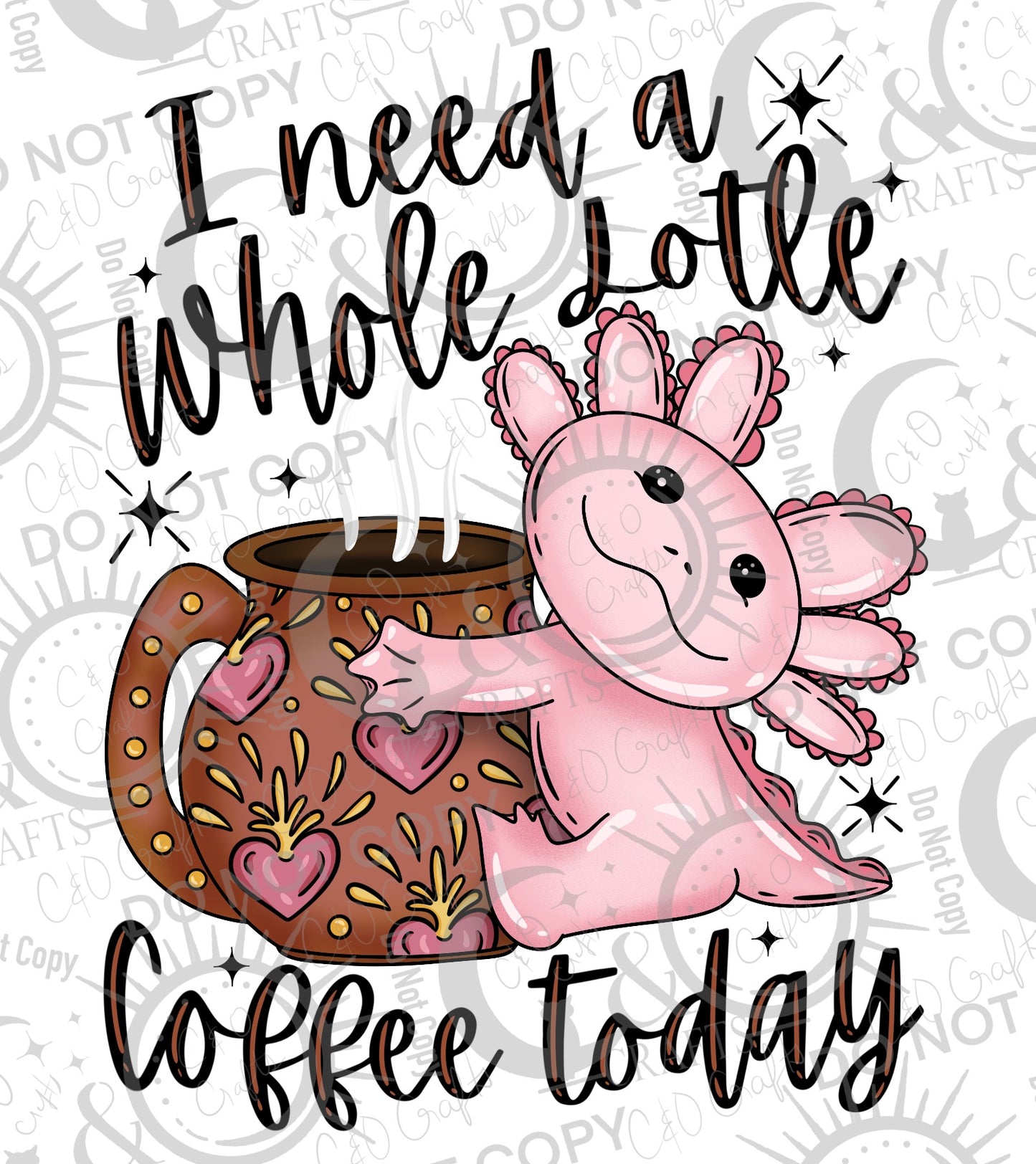 A Lotle Coffee PNGs (black/white)