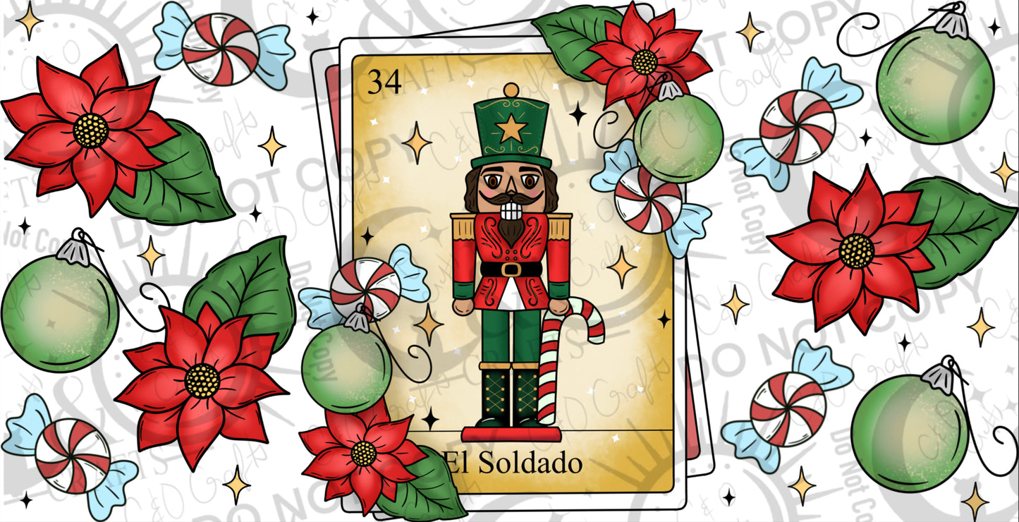 El Soldado Nutcracker 16oz PNG