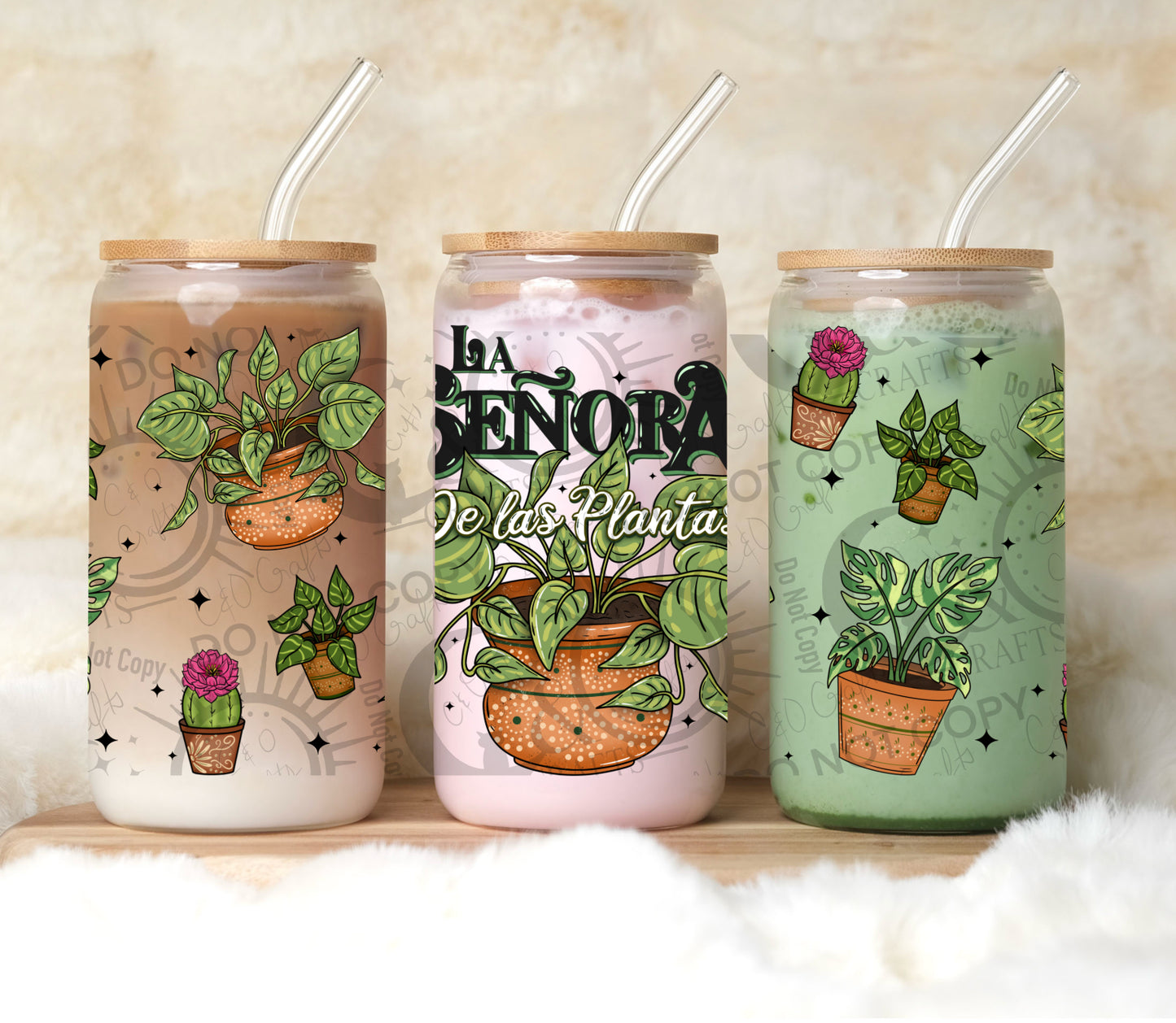 Plant Señora 16oz PNG