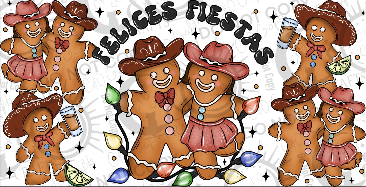 Felices Fiestas 16oz PNG