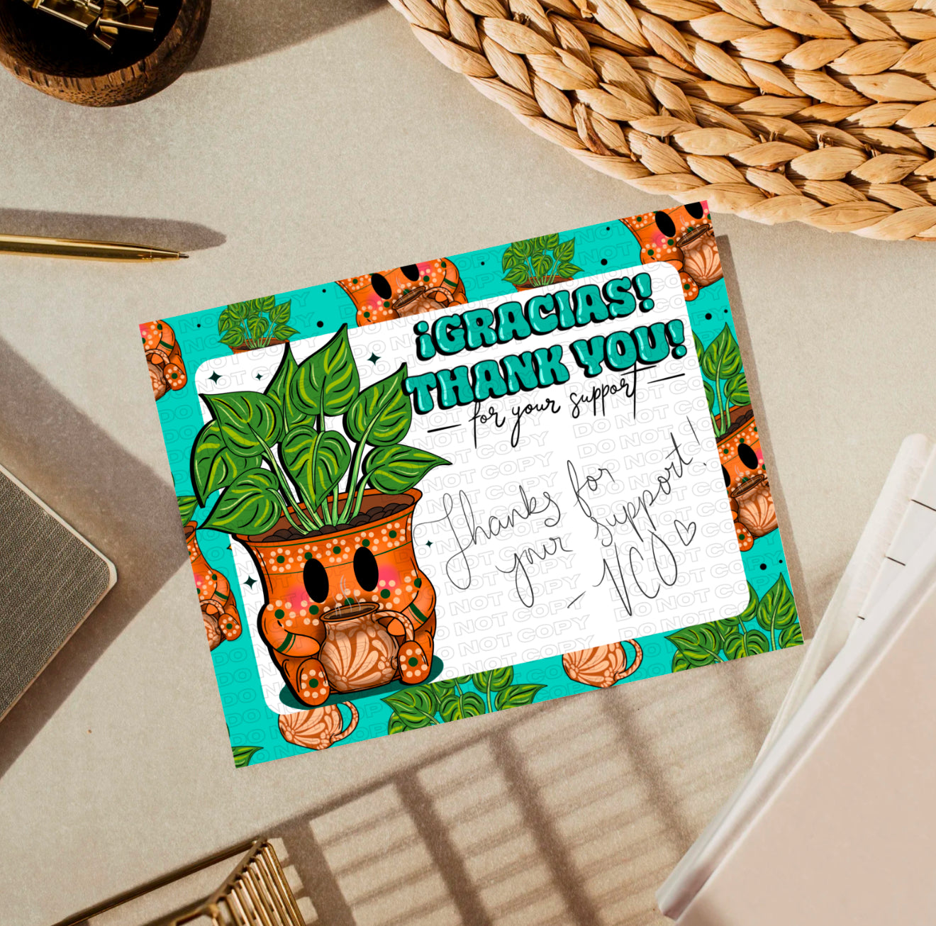 Plantita Insert Card PNG