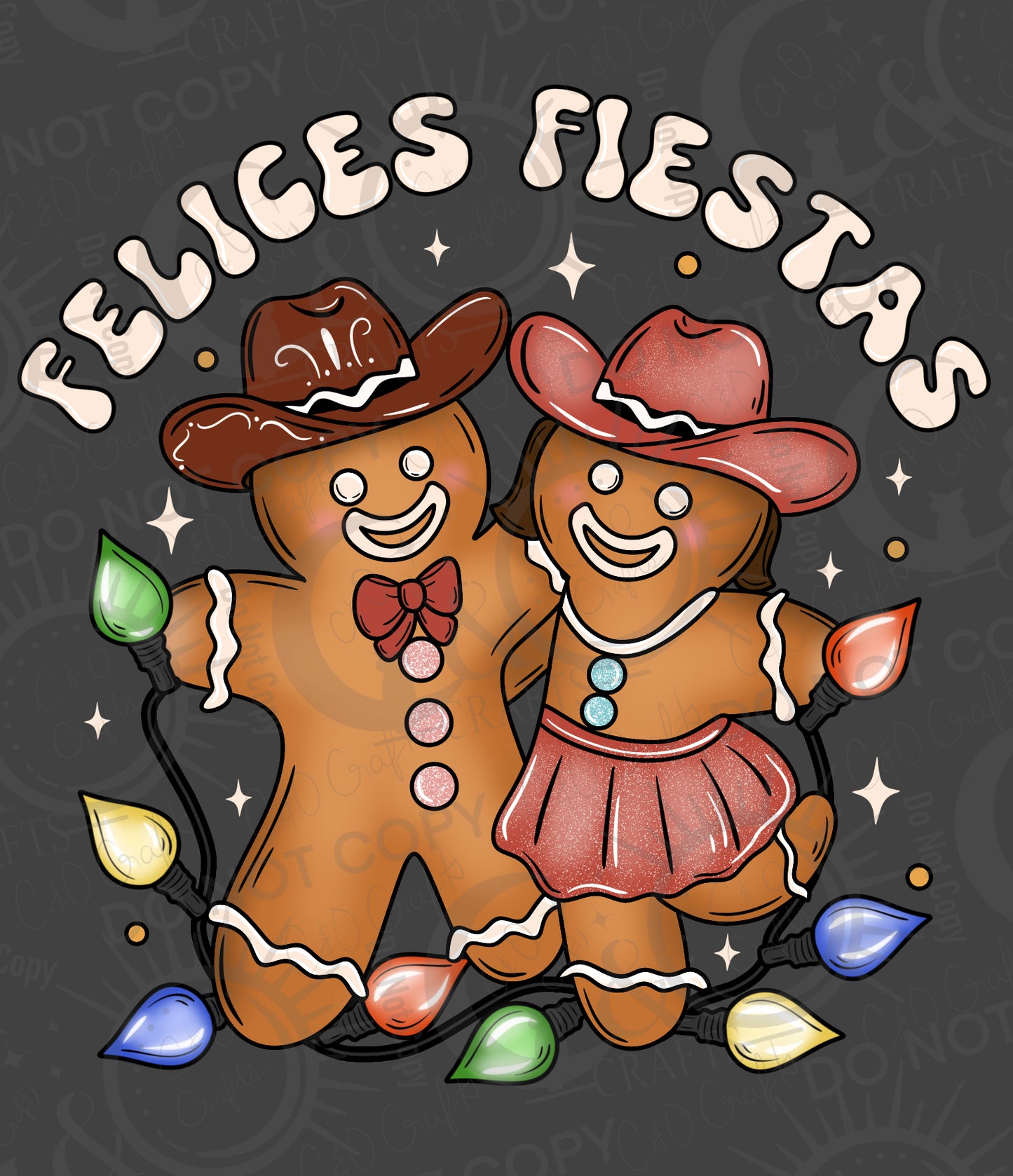 Felices Fiestas Cream PNG