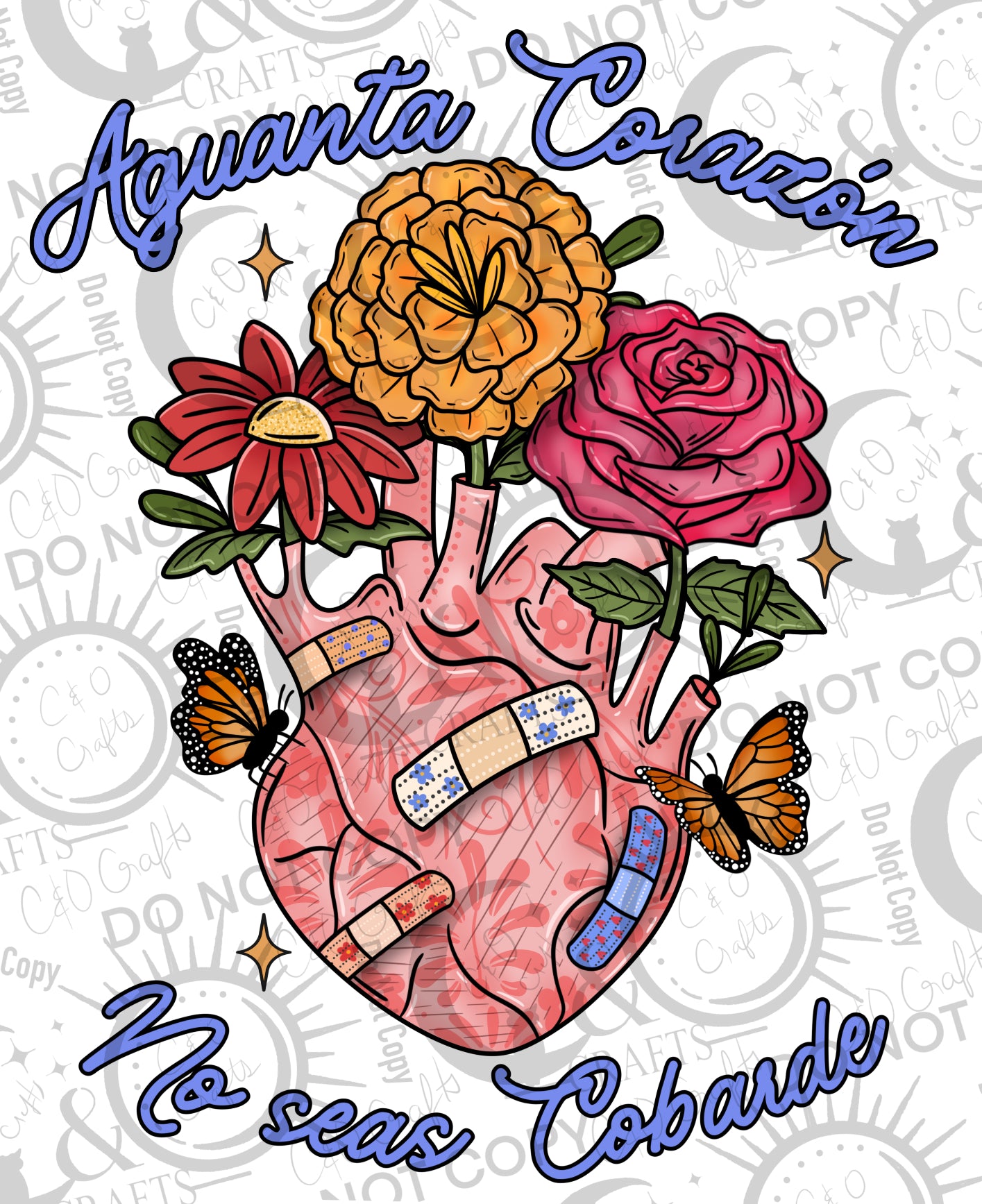 Aguanta Corazón PNG