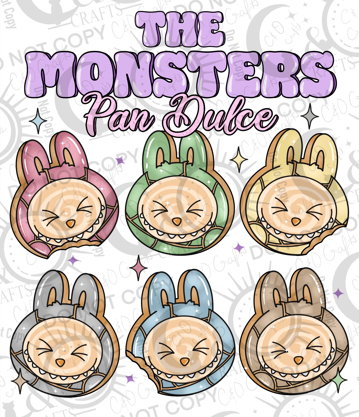 Monster Conchas PNG