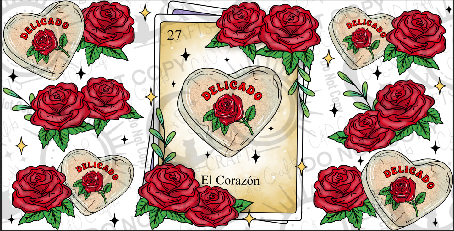 Corazón Delicado 16oz PNG