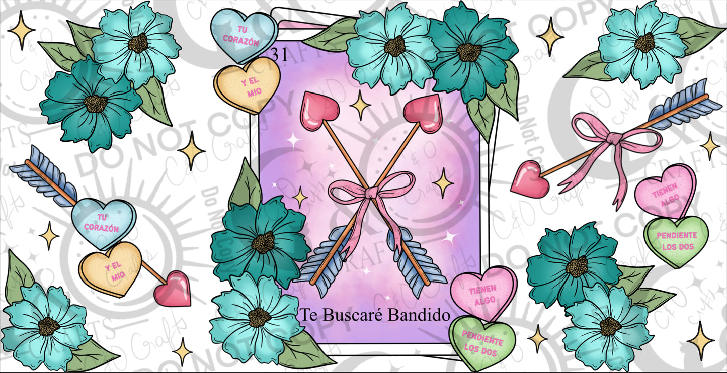 Bandido Card 16oz PNG