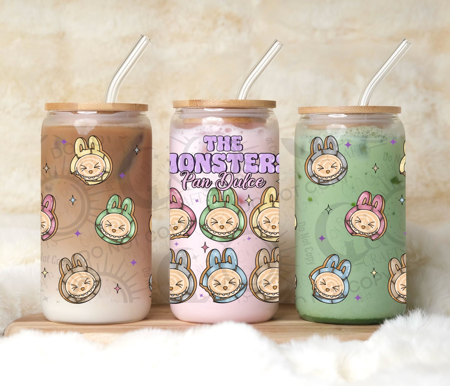 Monster Conchas 16oz PNG