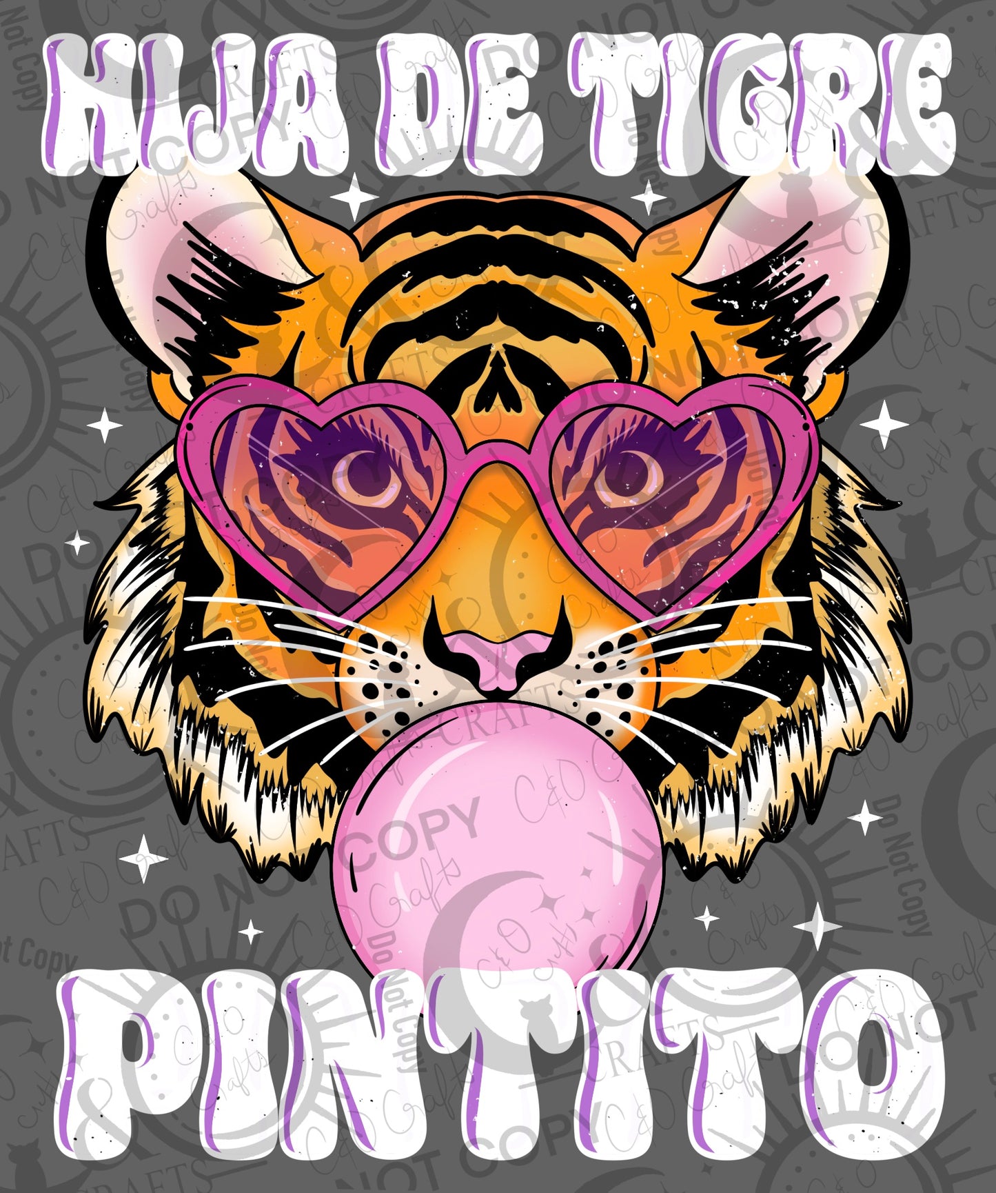Hija de Tigre (black/white) PNGs
