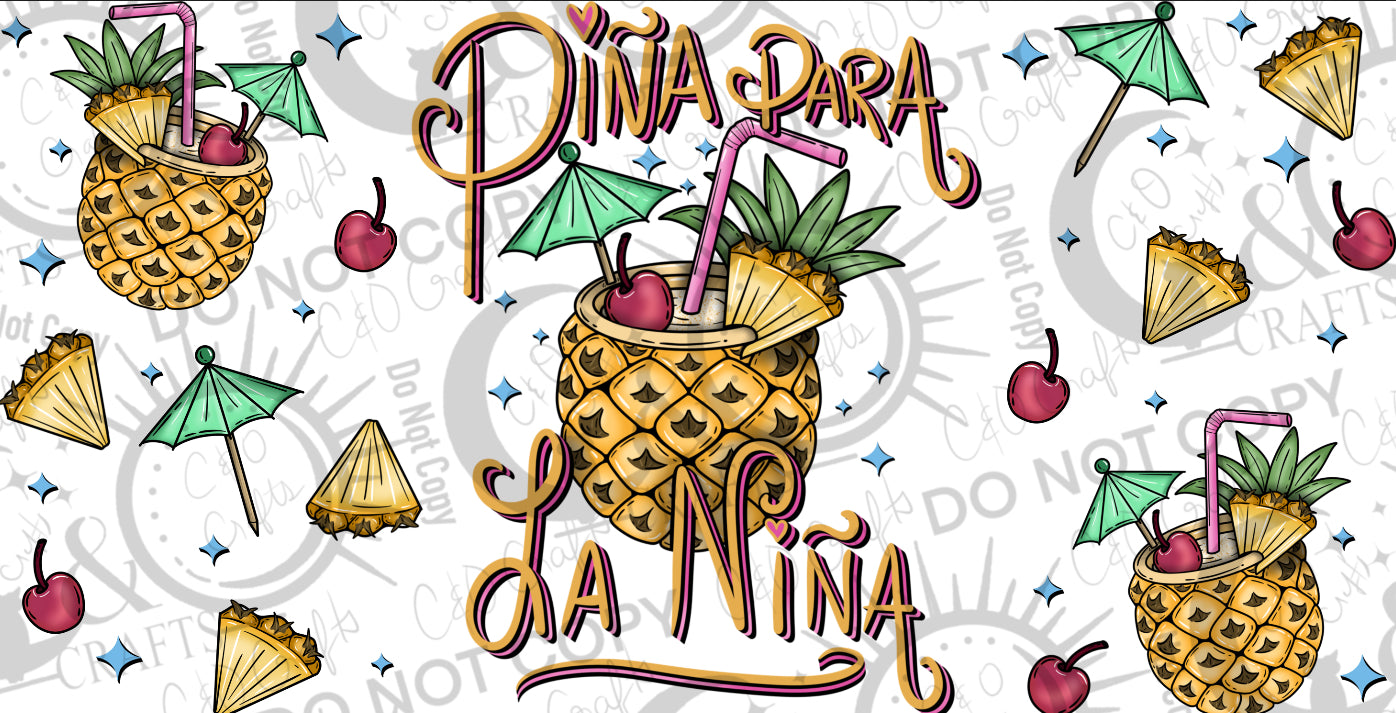 Piña Colada 16oz PNG