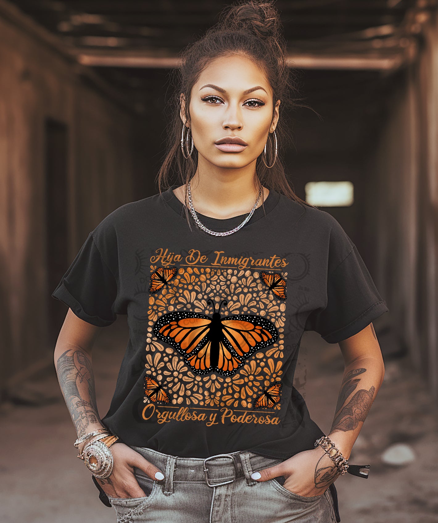 Hija Orgullosa Orange PNG