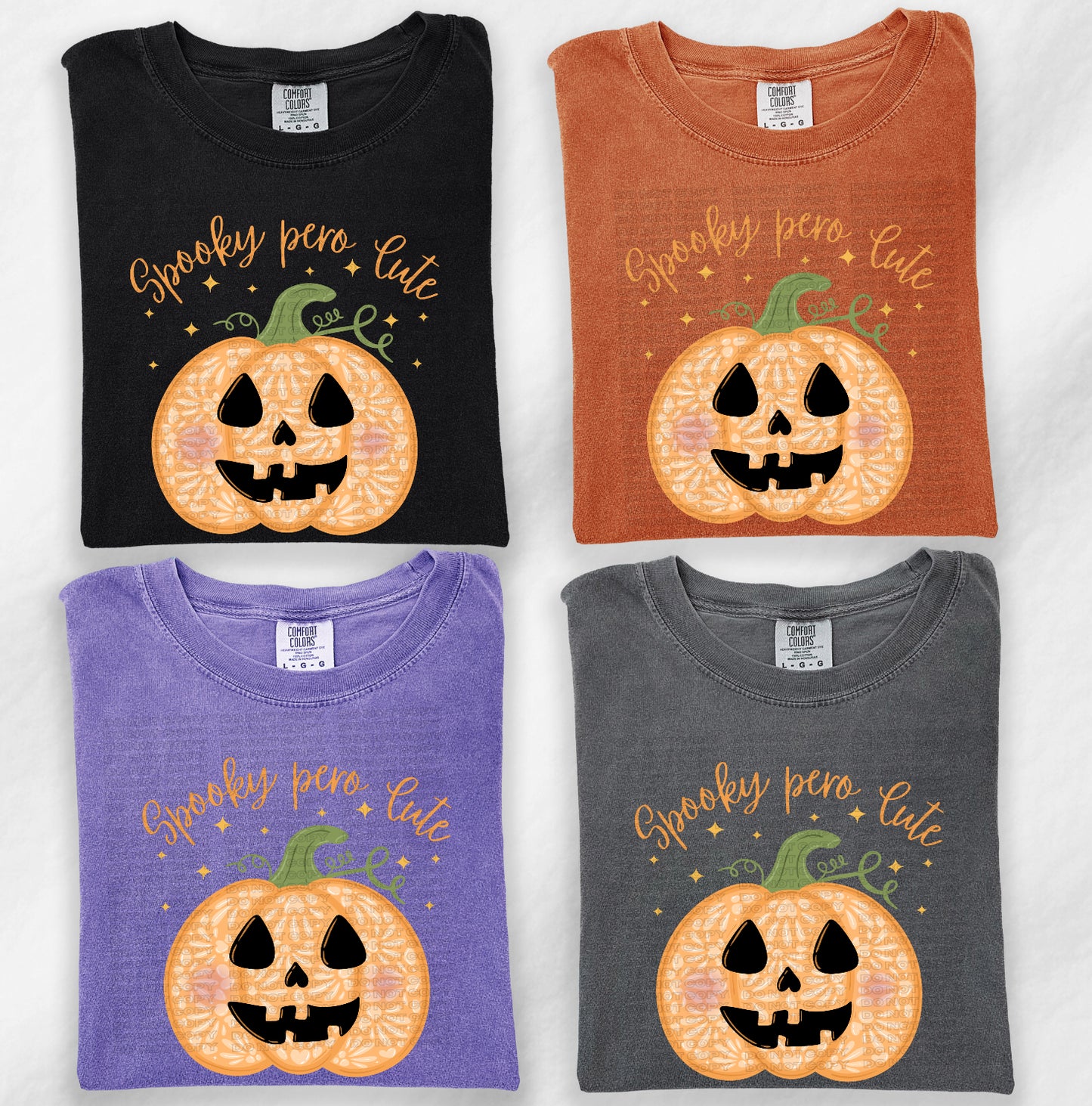 Spooky Cute (orange) PNG