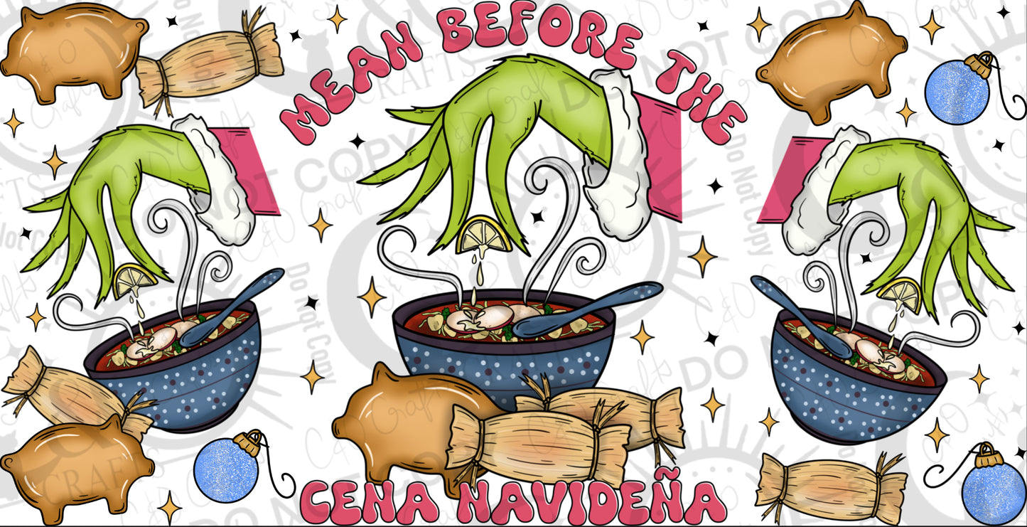 Mean Before Cena 16oz PNG