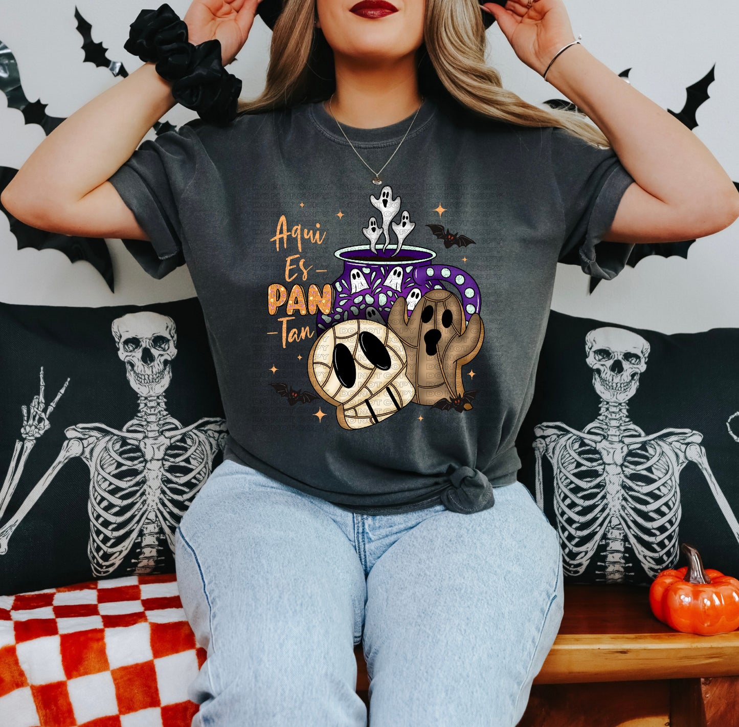 Aqui Espantan Orange PNG