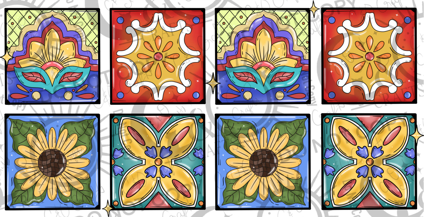 Talavera Tiles 16oz Wrap