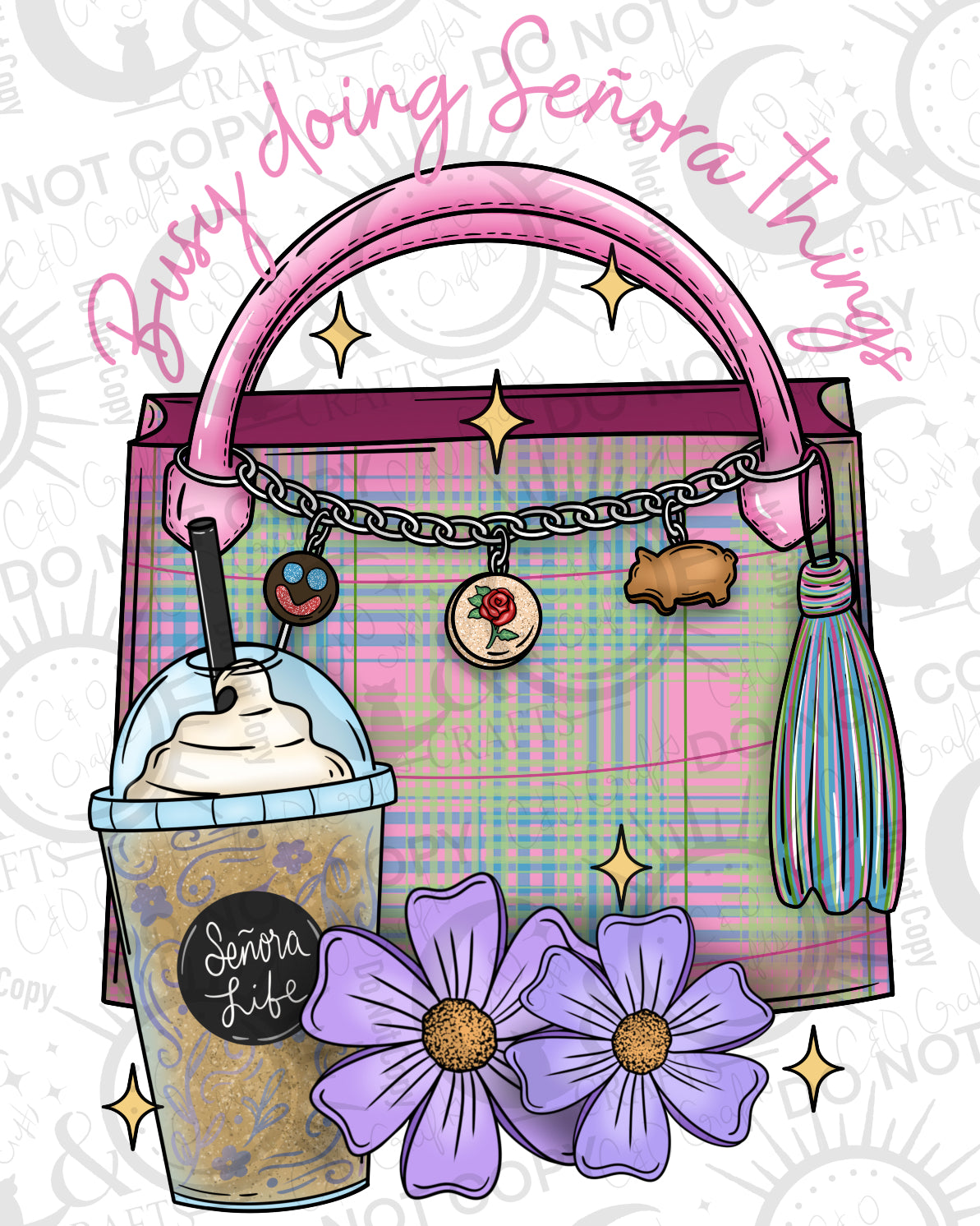 Mercado Bag (pink) PNG