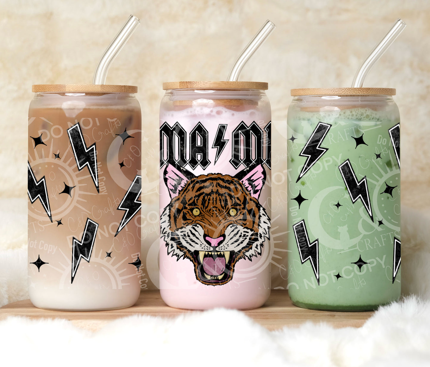 Mami Tiger 16oz PNG