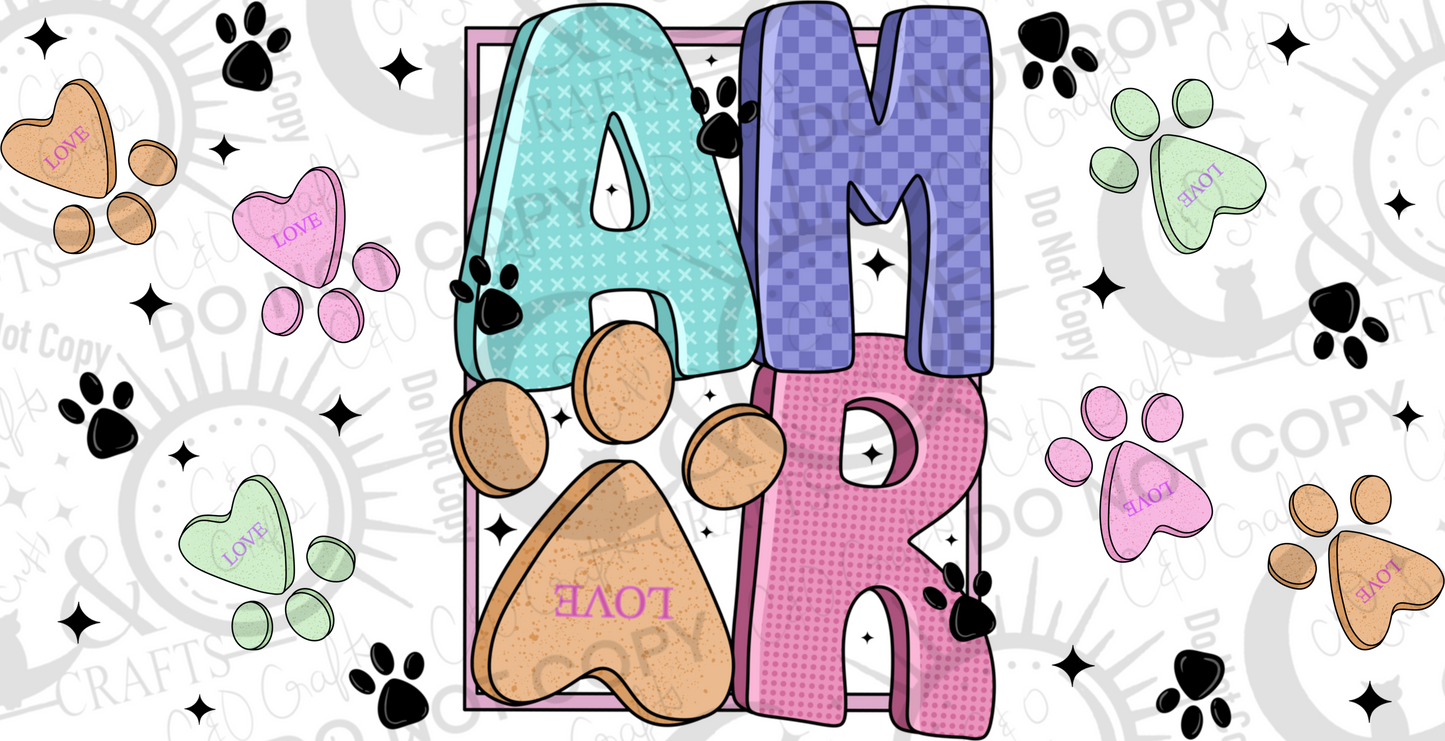 Mascota Amor 16oz PNG